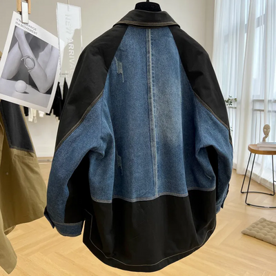 Sezane Oversized Denim Jacket