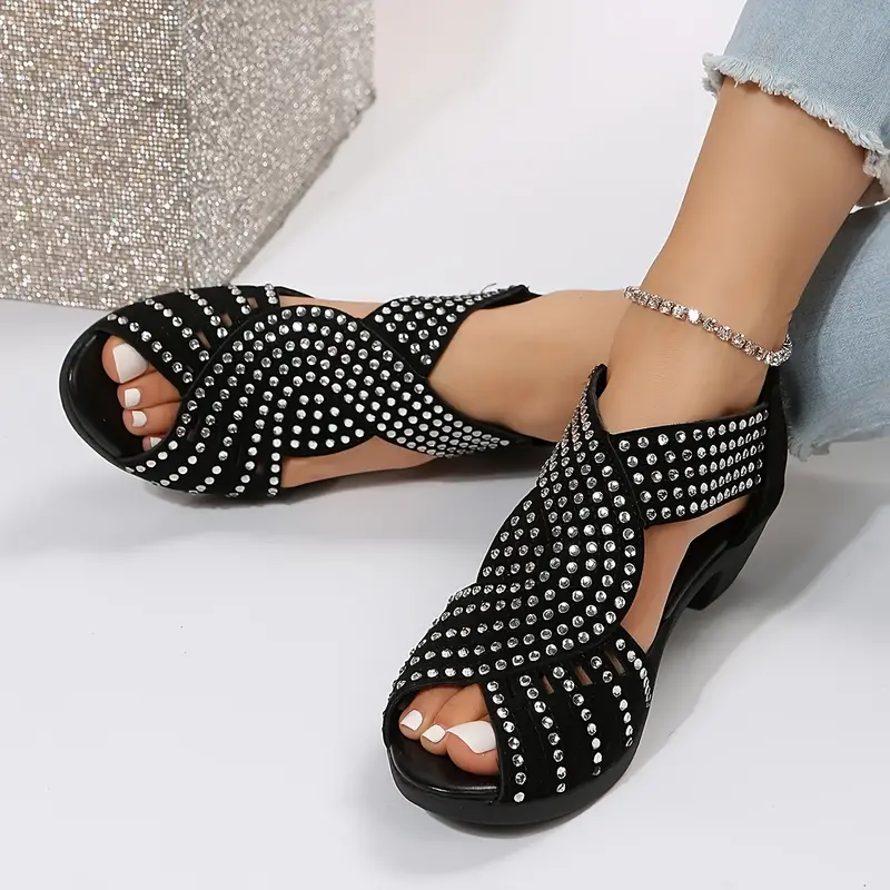 Nayrubi Crystal Sandal