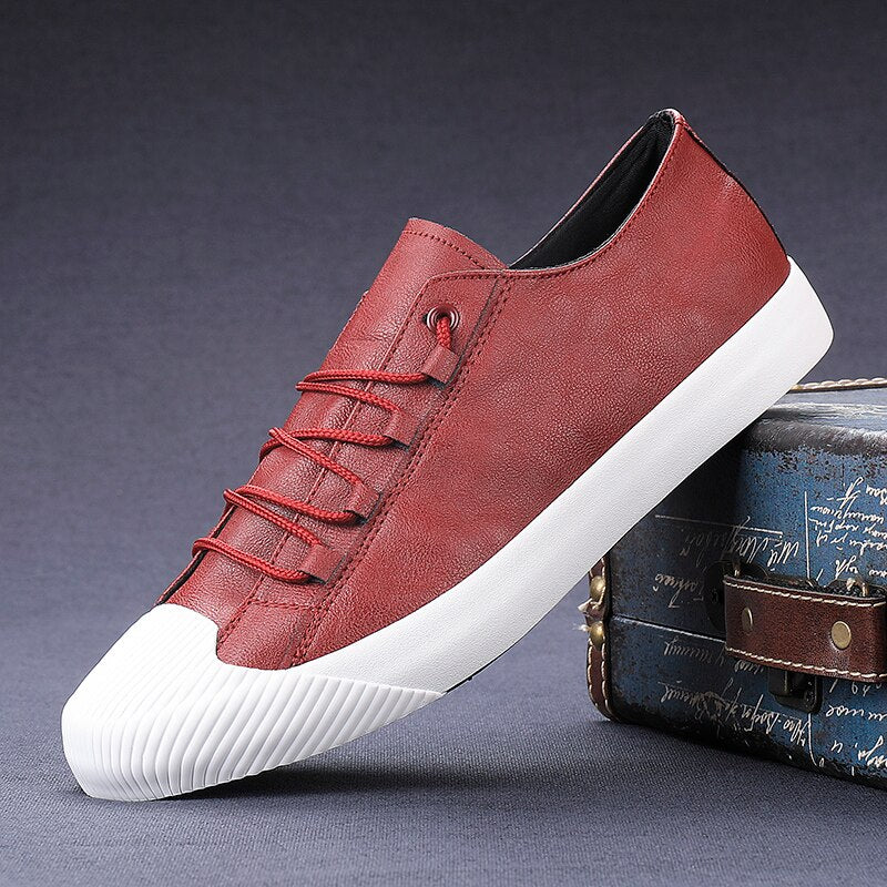 Breezy Feet Korean Leather Sneakers