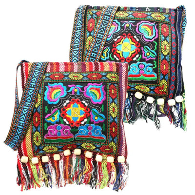 Ethno-Vibrant Shoulder Bag