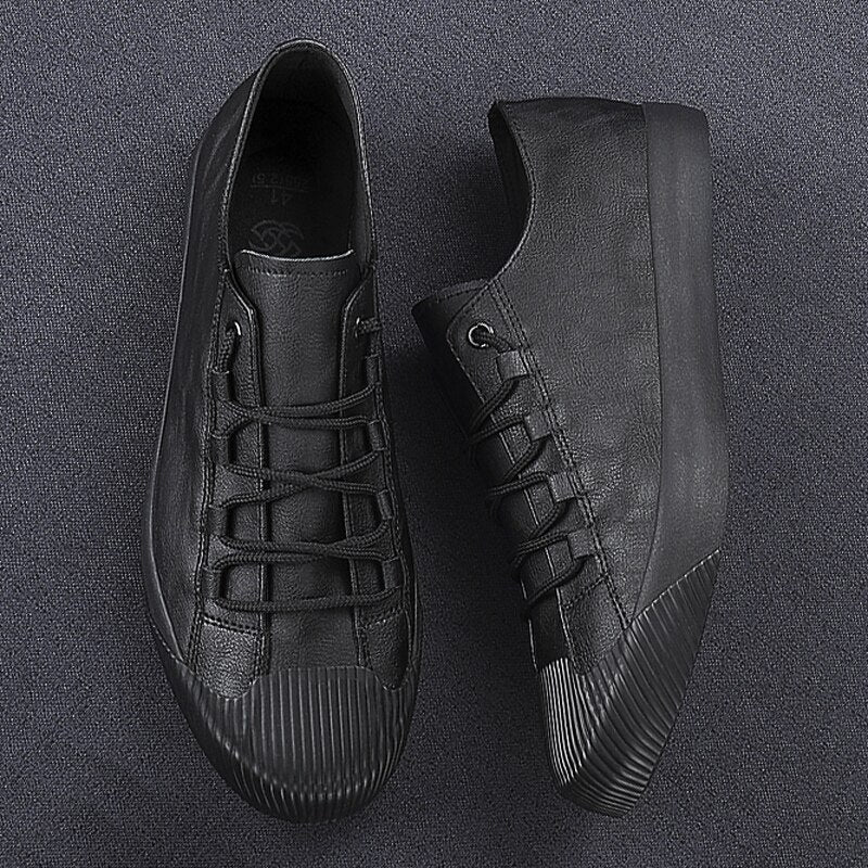 Breezy Feet Korean Leather Sneakers