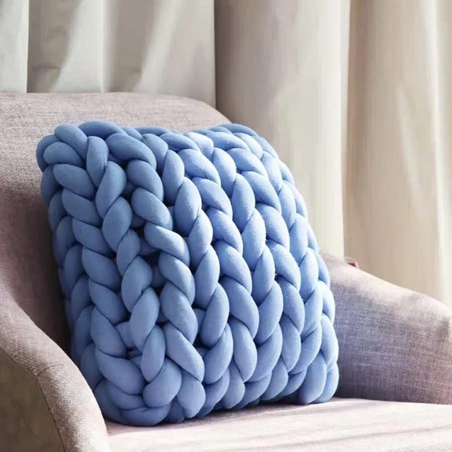 Hand-woven Coarse Wool Pillow