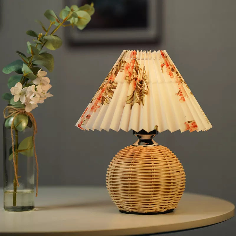 Bamboo Wood Foldable Lamp