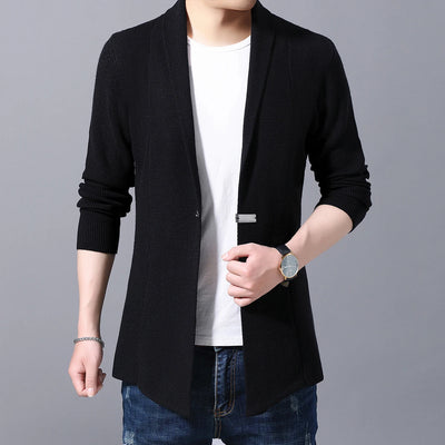 Regular Fit V Neck Cardigan