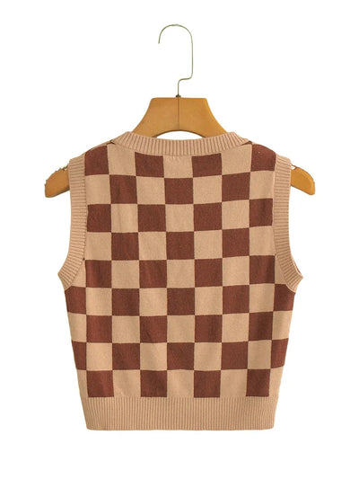 Checkmate Chic Top