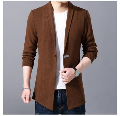 Regular Fit V Neck Cardigan