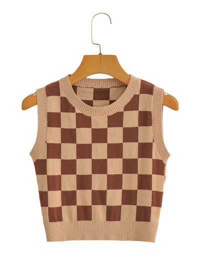 Checkmate Chic Top