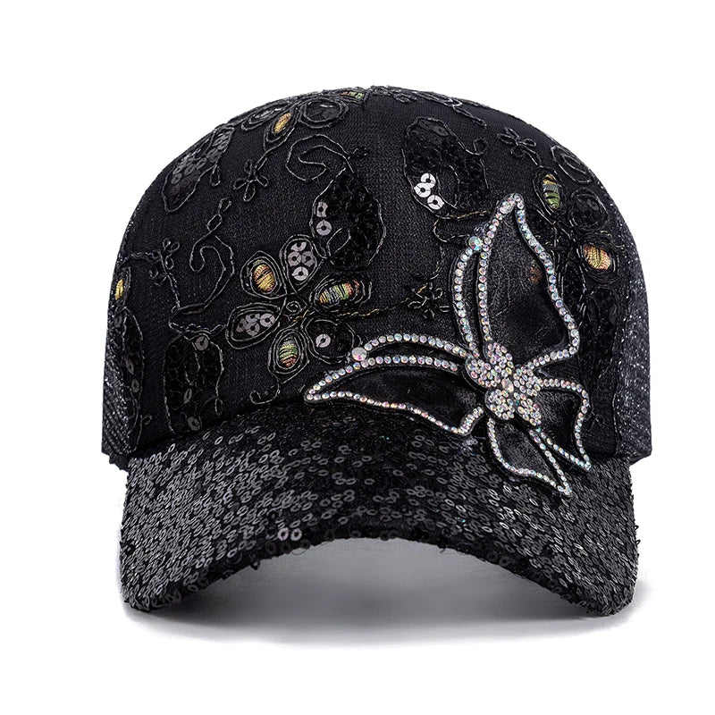 Butterfly Glam Cap