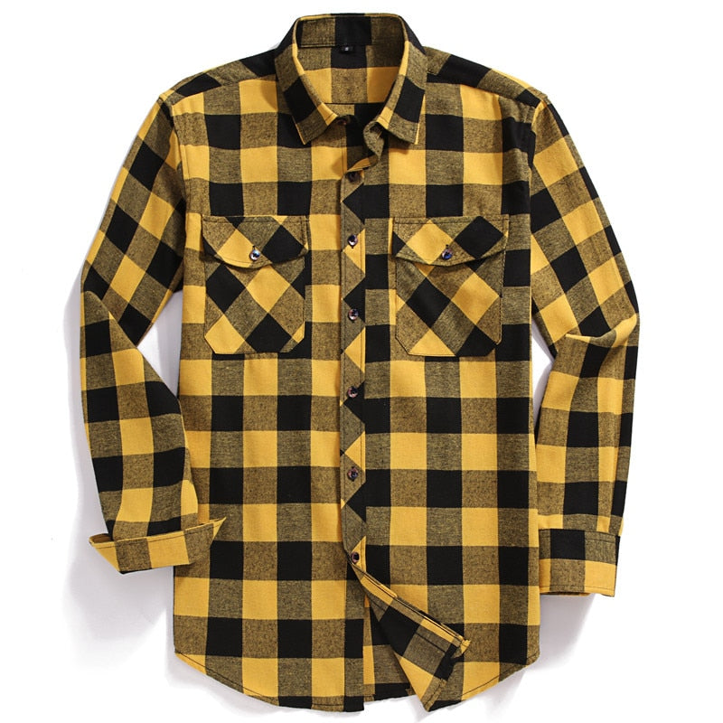 Harrington Plaid Flannel Shirt