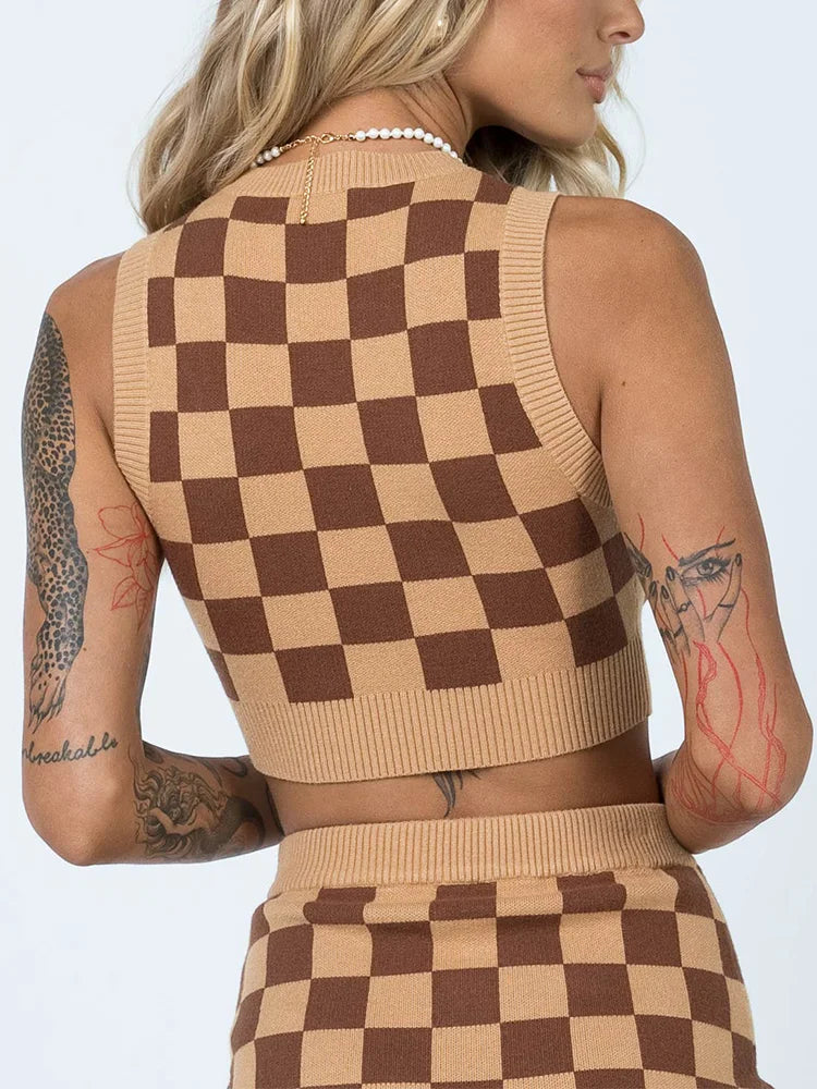 Checkmate Chic Top