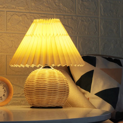 Bamboo Wood Foldable Lamp