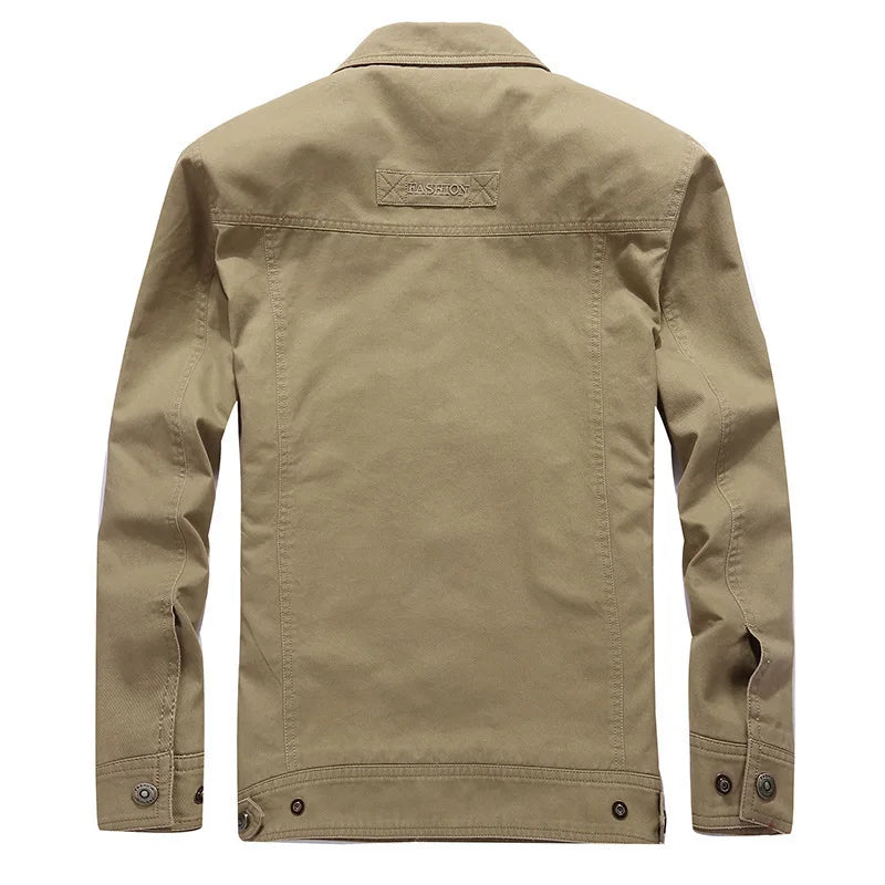 Rugged Style Cargo Jacket