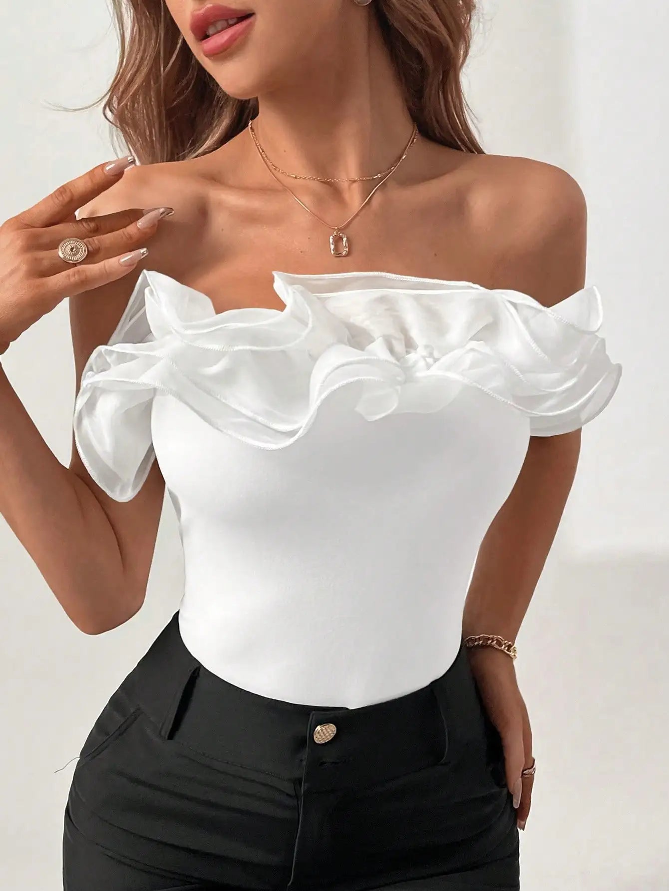 Glam Strapless Chic Top