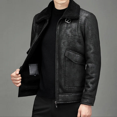 Vincent Suede Leather Jacket