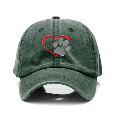 Pawsome Love Baseball Cap