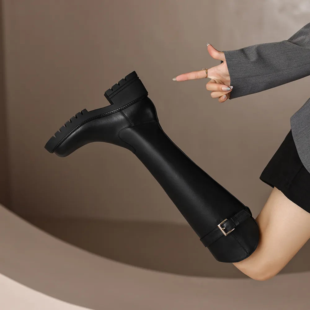 Liliana Heel Knight Boots