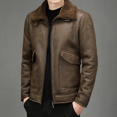 Vincent Suede Leather Jacket