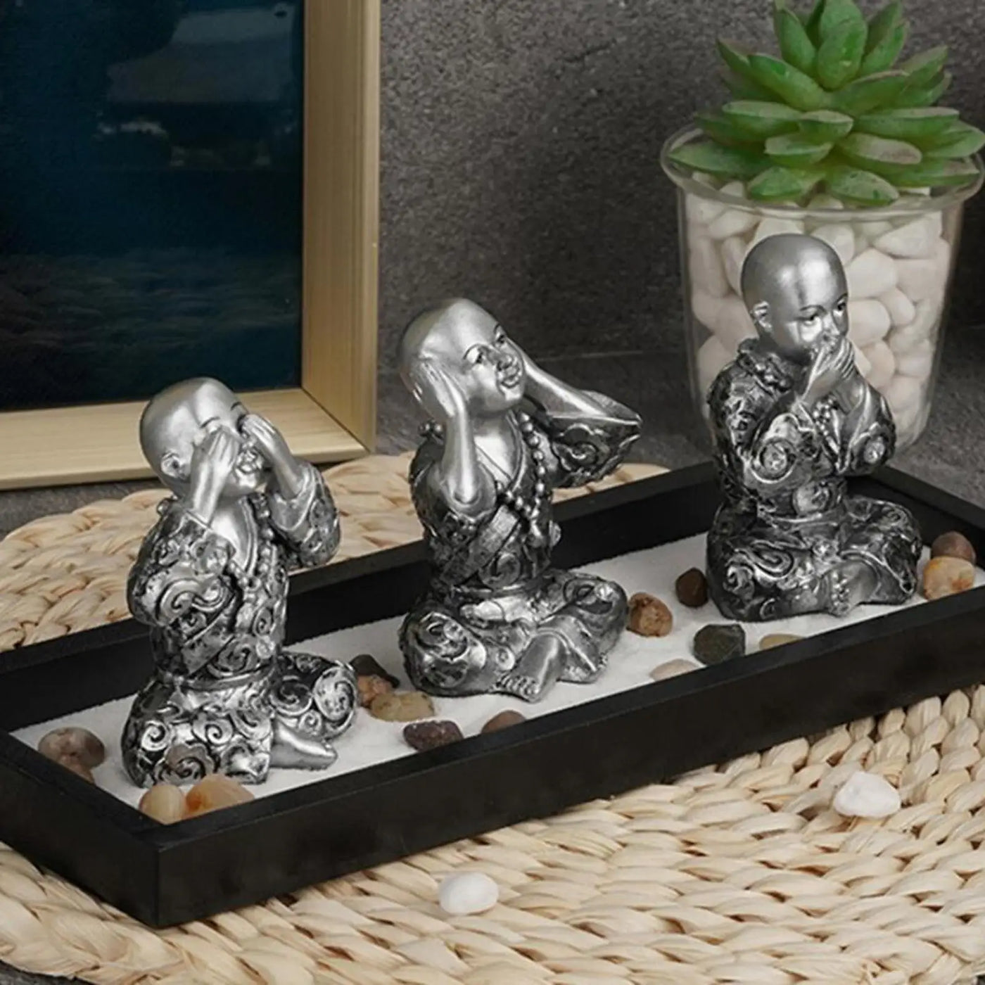 Serene Sentinel Statuettes