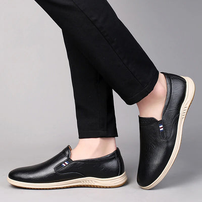 Urban Leather Slip On Shoes