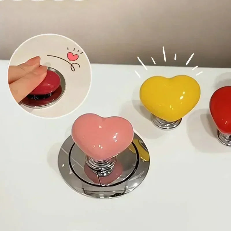 Heart Shape Toilet Presser