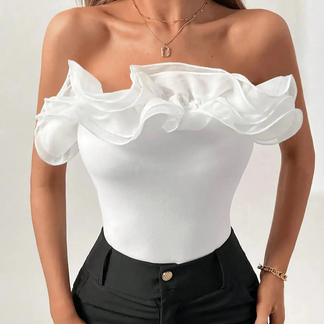 Glam Strapless Chic Top