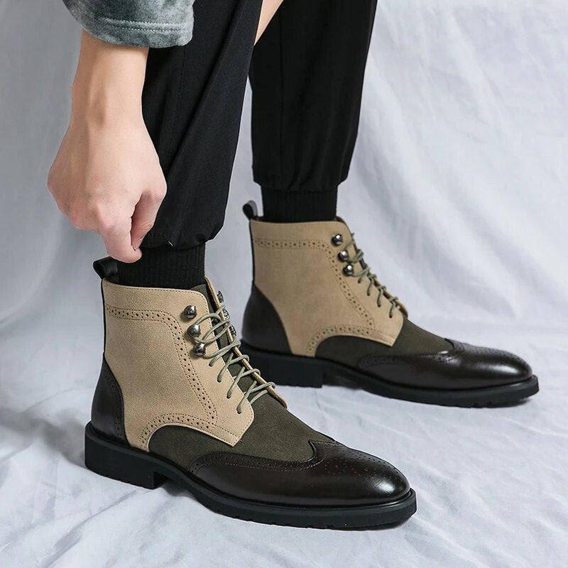 Heritage Suede Leather  Boots