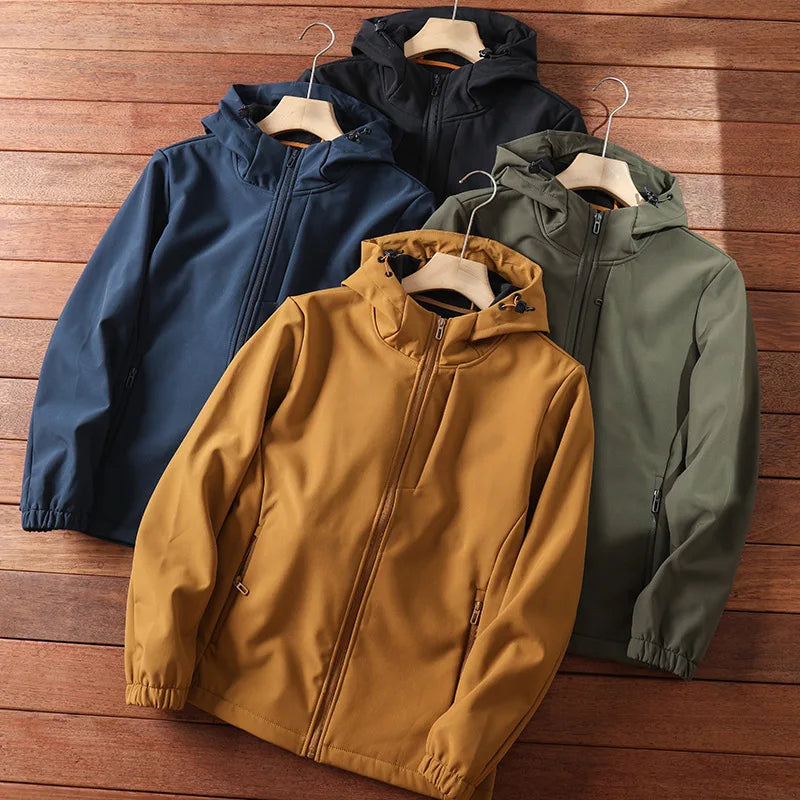 Urban Military- Inspired Windbreaker