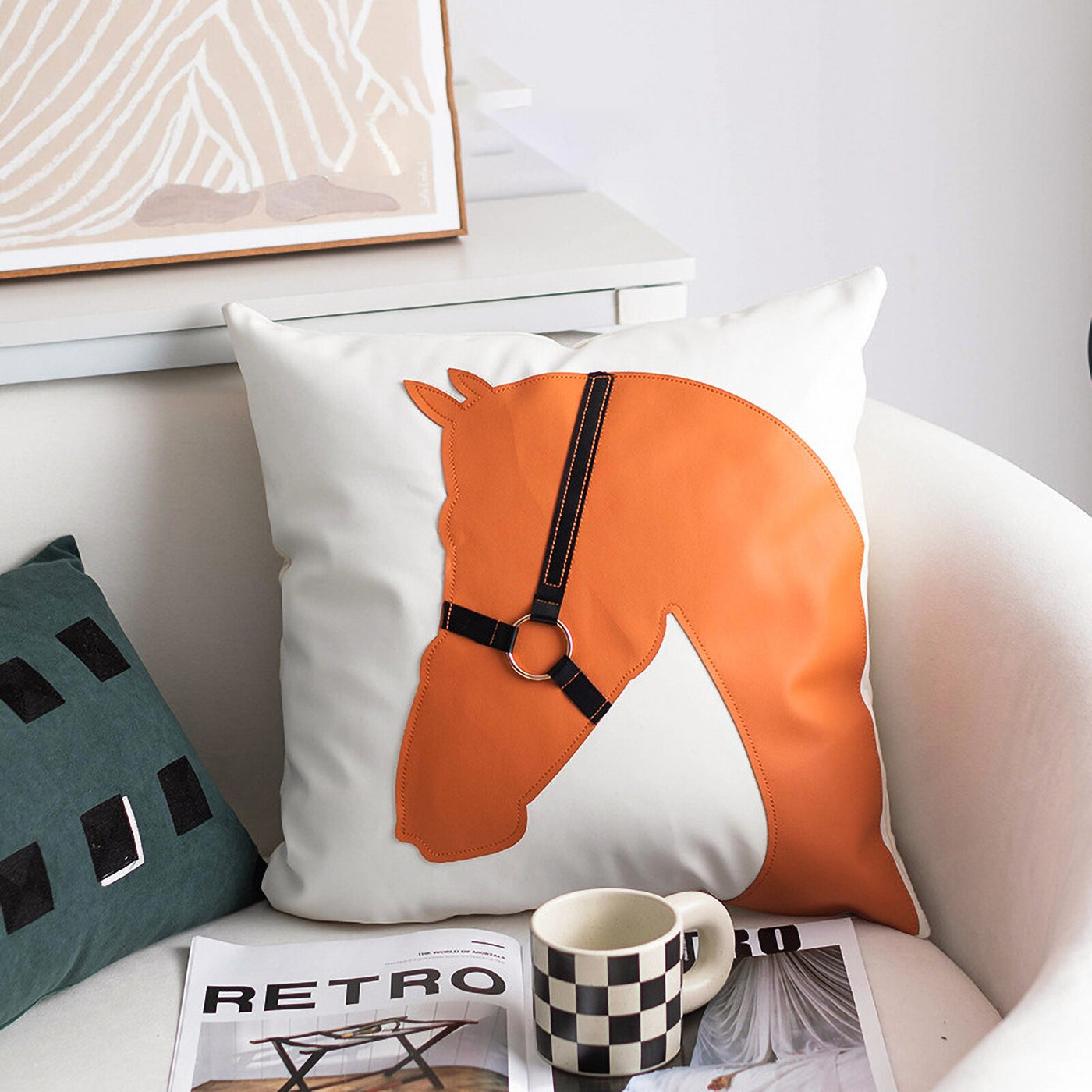 NobleSteed Leather Pillow Cover