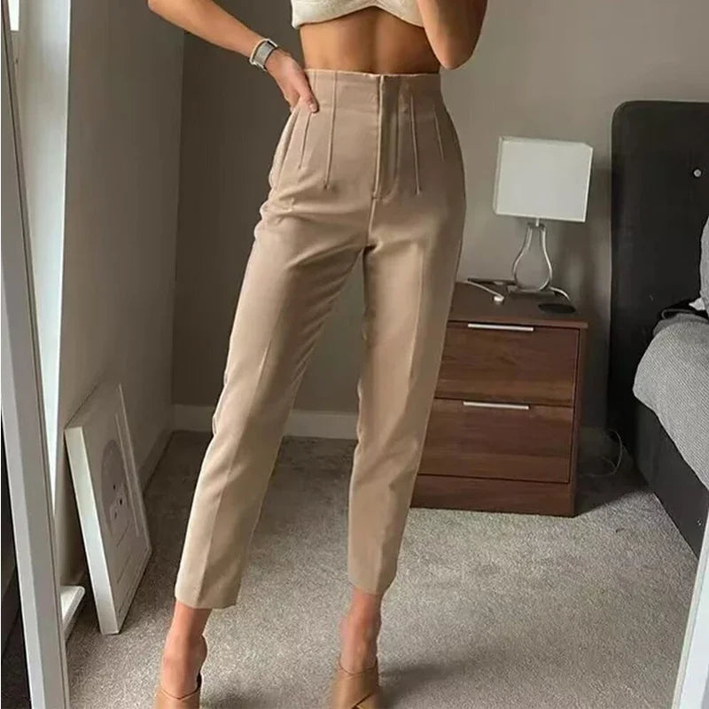 Classic High Waist Pants