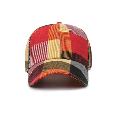 Plaid Sun Cap