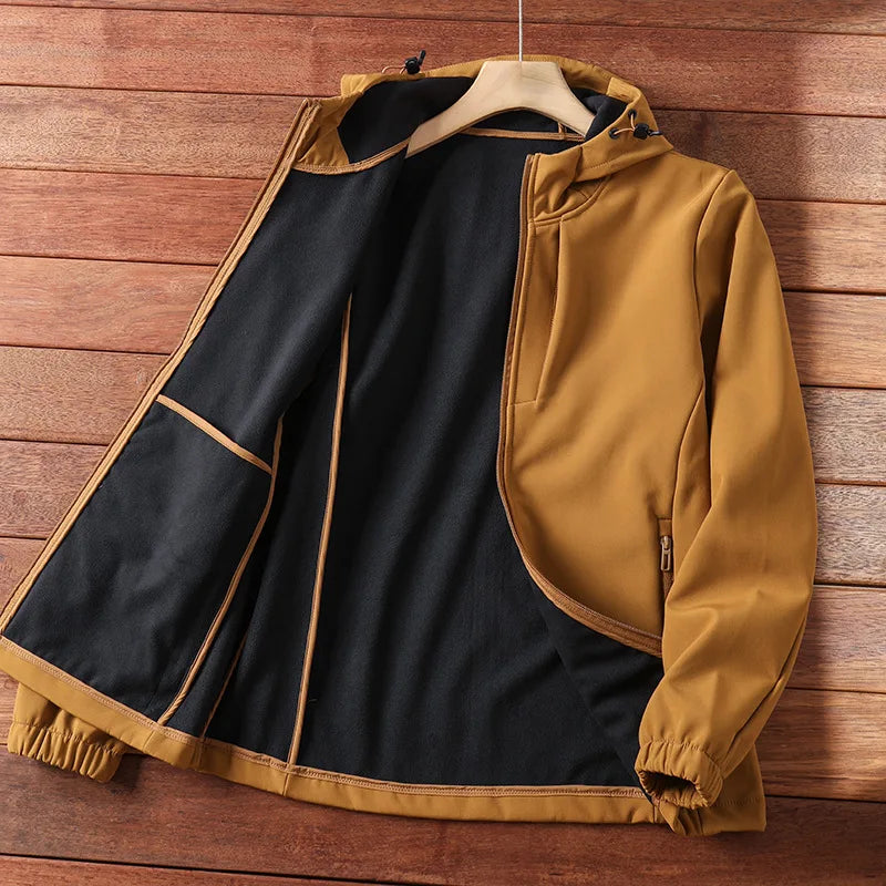 Urban Military- Inspired Windbreaker