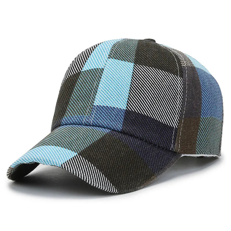 Plaid Sun Cap