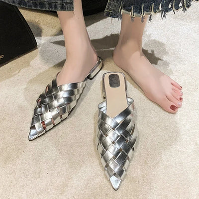 Chic Weave Slip On Shoe