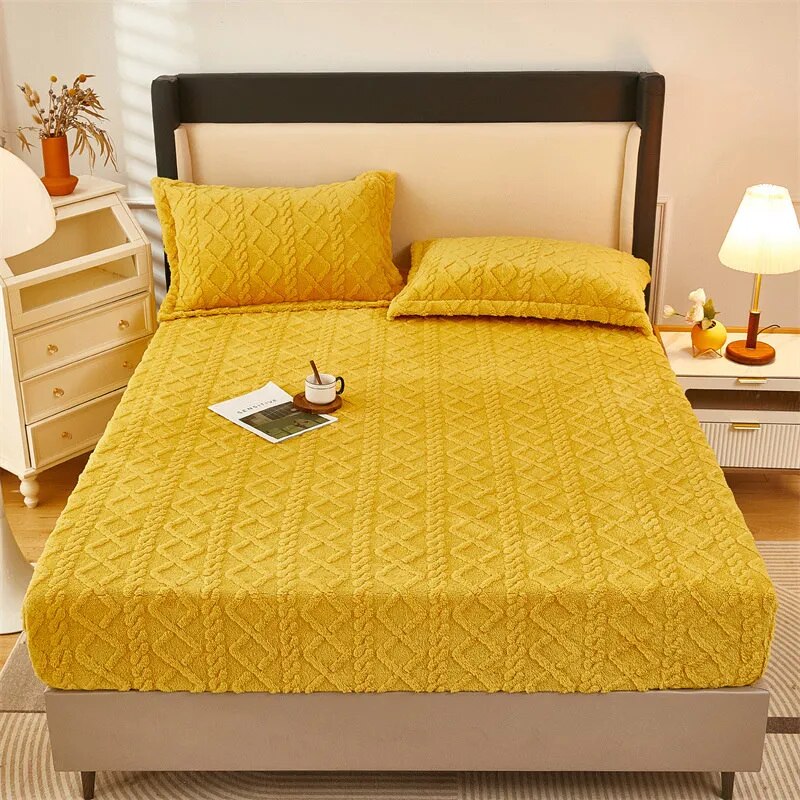 Cozy Haven Velvet Winter Bed Sheet