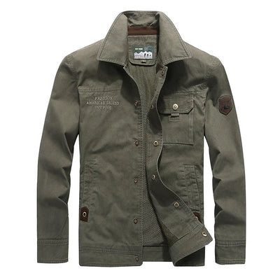 Rugged Style Cargo Jacket