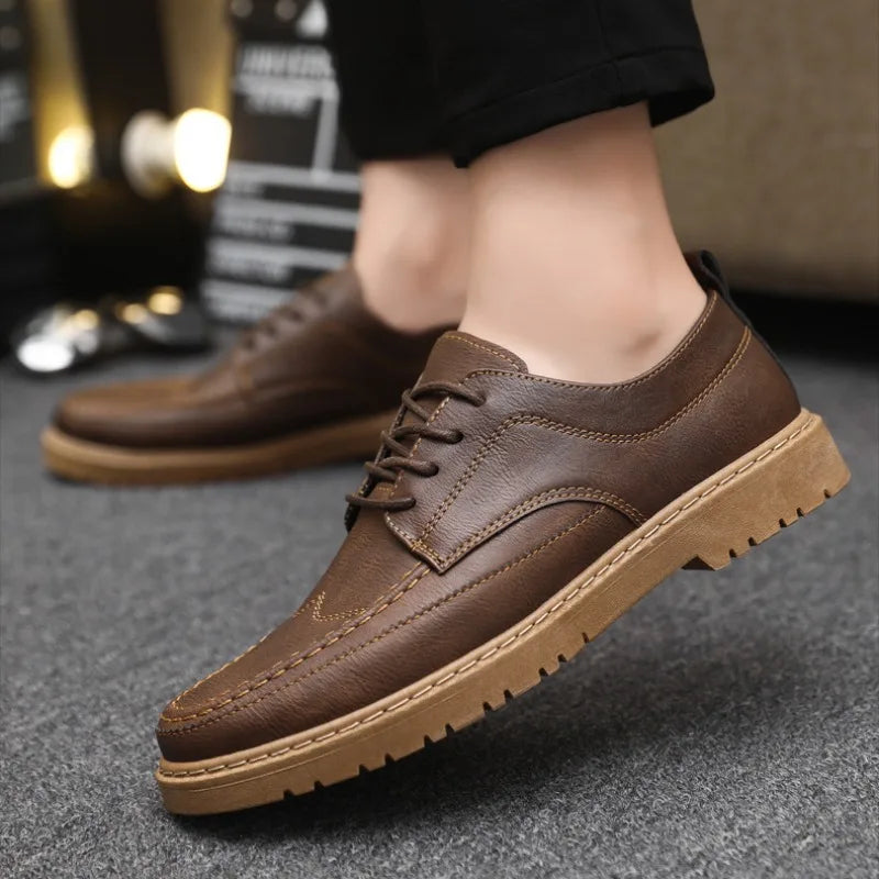 Genuine Leather Oxford