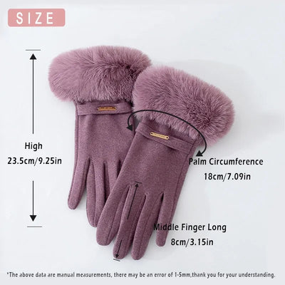 Velvet Touch Screen Gloves