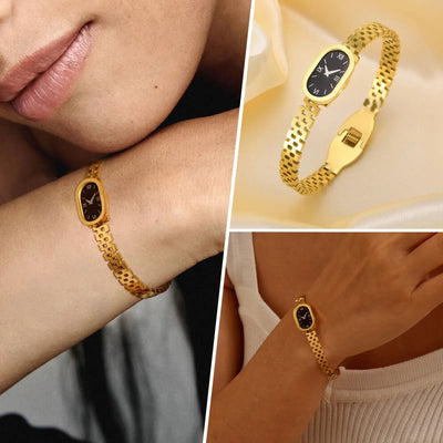 Sleek Gold Timeband