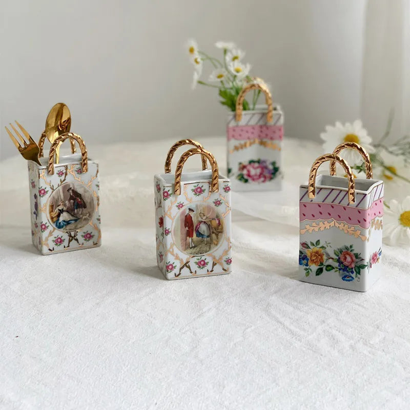 Vintage Tabletop Handbag