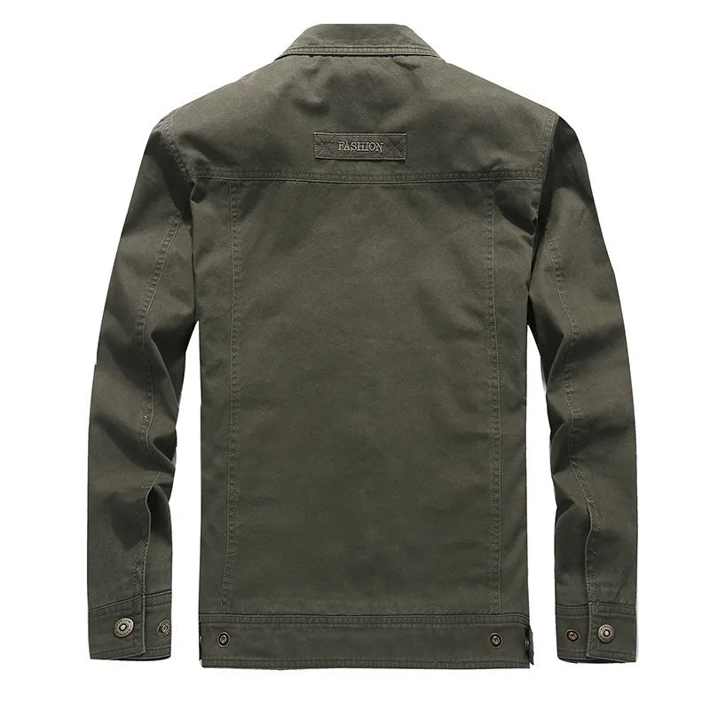 Rugged Style Cargo Jacket