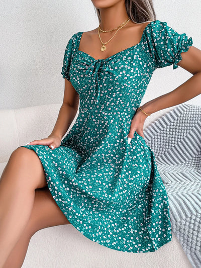 Floral  Cotton Dress