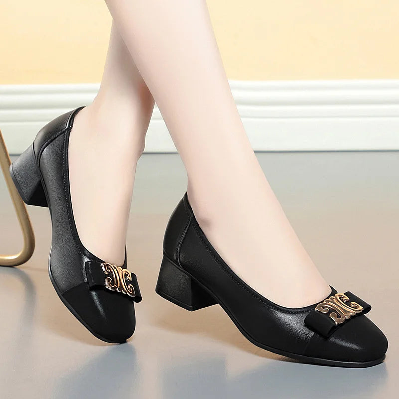 Elegance Low Heel Shoes