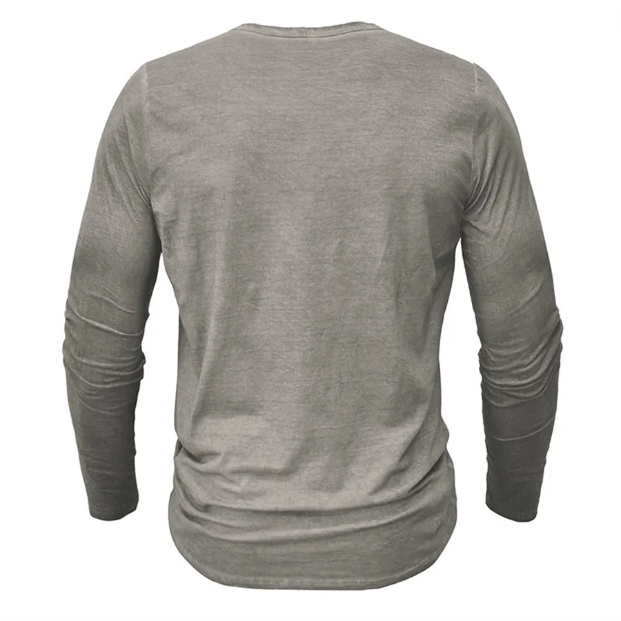 Long Sleeve Henley Shirt