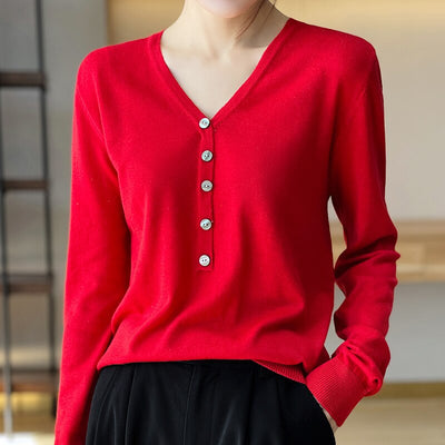 V-Neck Cashmere Sweater