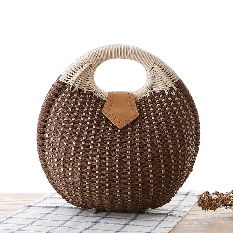 Luxury Rattan HandBag