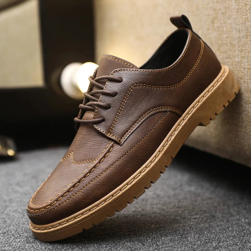 Genuine Leather Oxford