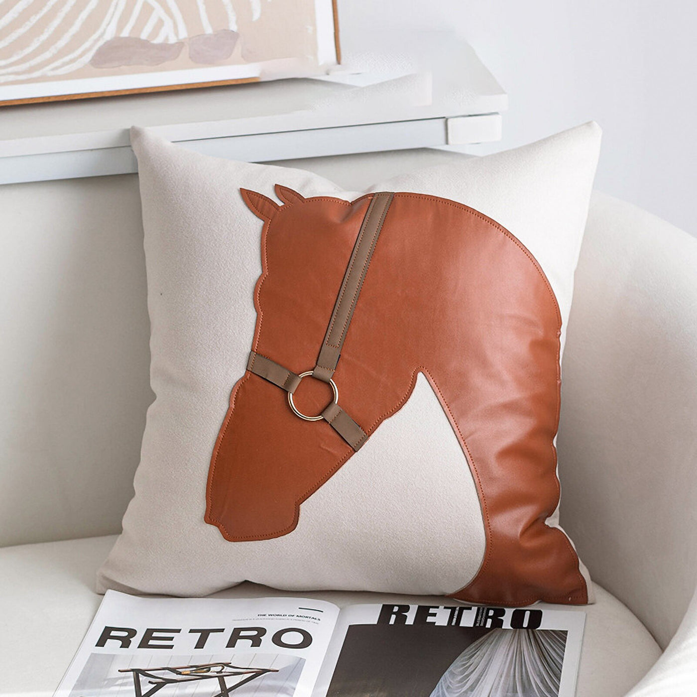 NobleSteed Leather Pillow Cover