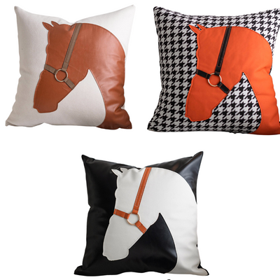 NobleSteed Leather Pillow Cover