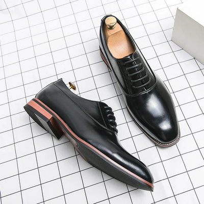 Italian Made Oxford shoes  With Patent Leather