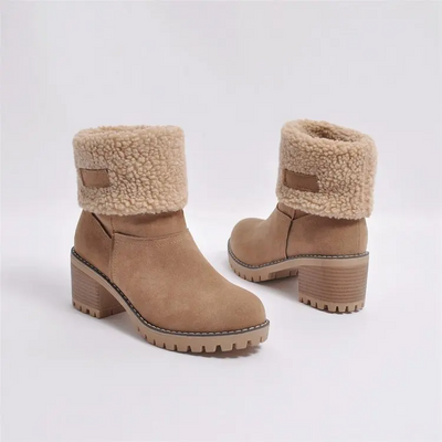 Winter Mid Heel Boots